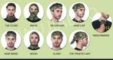 Wholesale GRAY WAVY AMERICAN FLAG SEAMLESS BANDANA FACE COVER TUBE MULTI FUNCTION MASK WRAPS